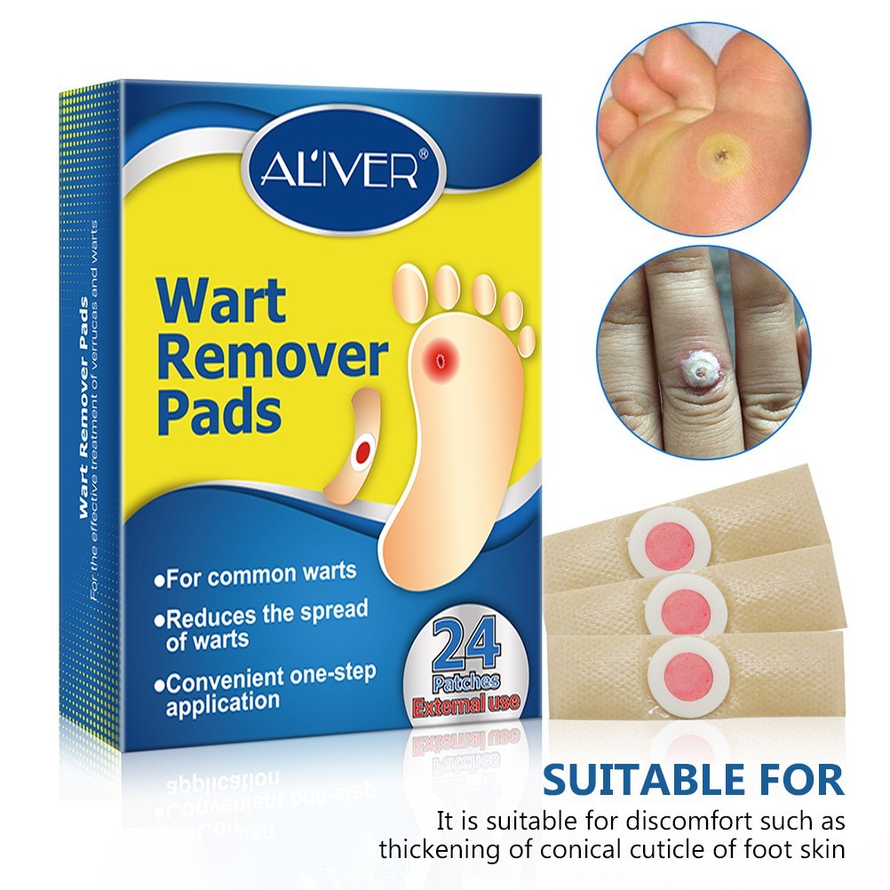 [READY STOCK] 24 Pcs Remove Corns Stickers Plantar Patches Remover Pads