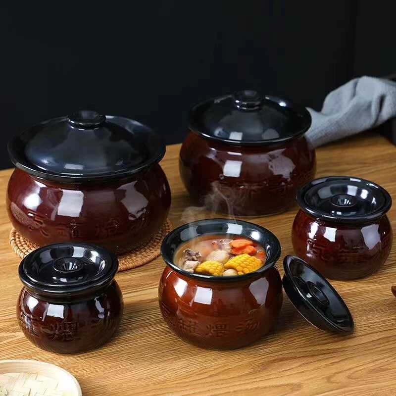 250 Ml 300Ml 500Ml 1L Casserole Soup Clay Stew Pots Rice Noodle