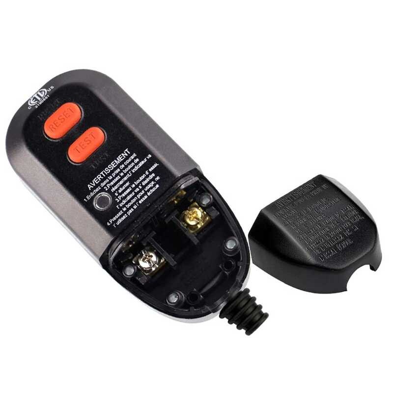 replacement GutReise GFCI plug assembly, grounding fault circuit