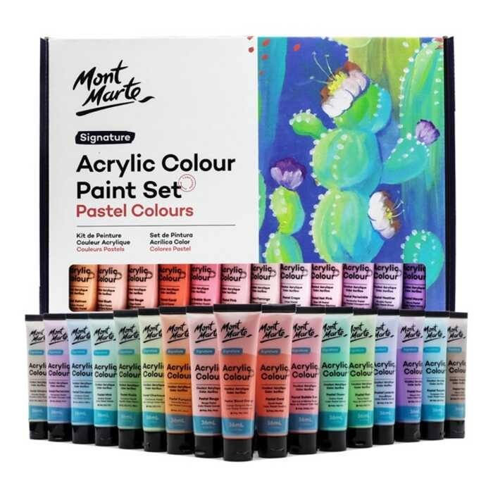 HLL Mont Marte PASTEL Acrylic Paint Set Shopee Philippines