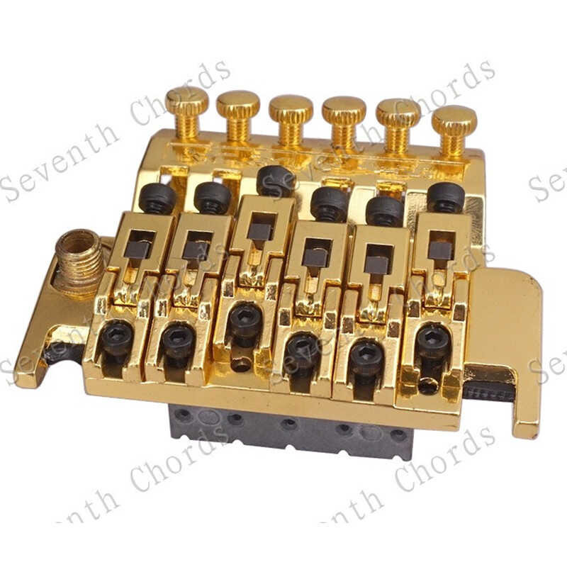 Set Isang Ng Gold Electric Guitar Bridge Double Locking Assembly