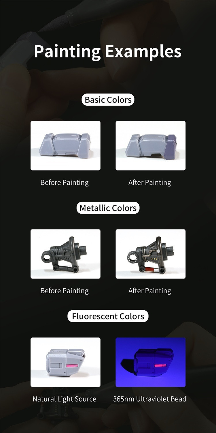 DSPIAE EcoFriendly WaterBased Soft Tip Markers for Stunning Base and