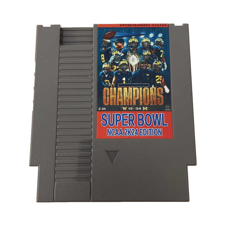 Tecmo 6 Super Bowl NCAA 2K24 Edition [Vanilla] NES Cartridge For 72