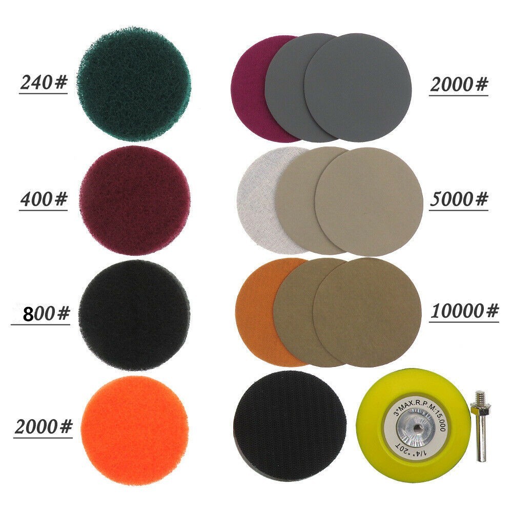 [livedesign] Car Headlight Polishing Scouring Pad Auto Restoration Kit