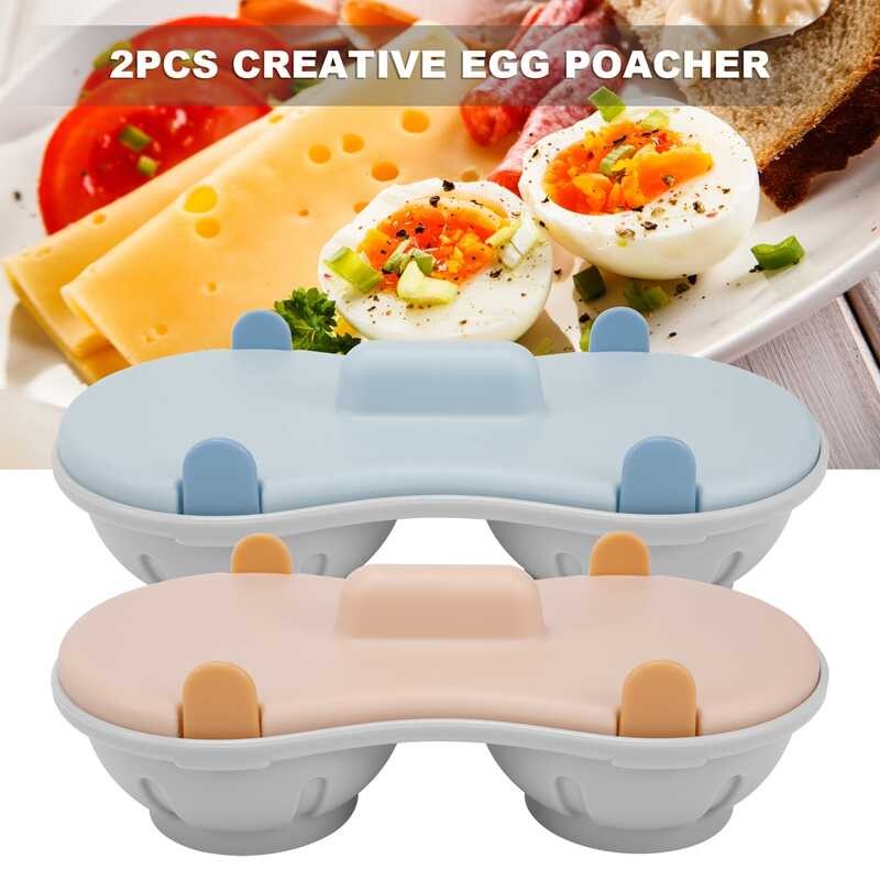 Microwave (Jach) Poacher, Layer 2 Cavity Edible Silicone Drain Set