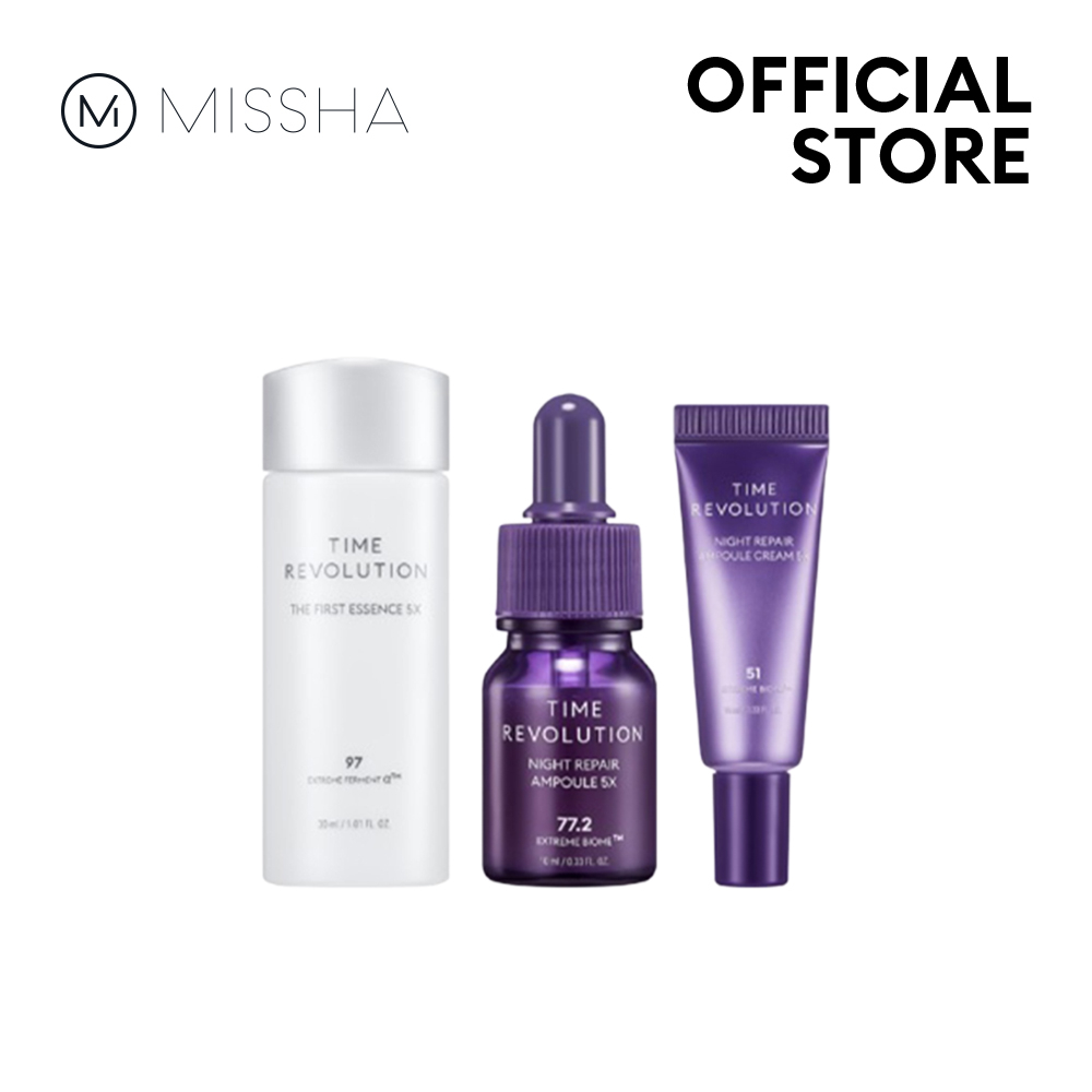Missha Time Revolution Best Seller Trial Miniature 3types Essence