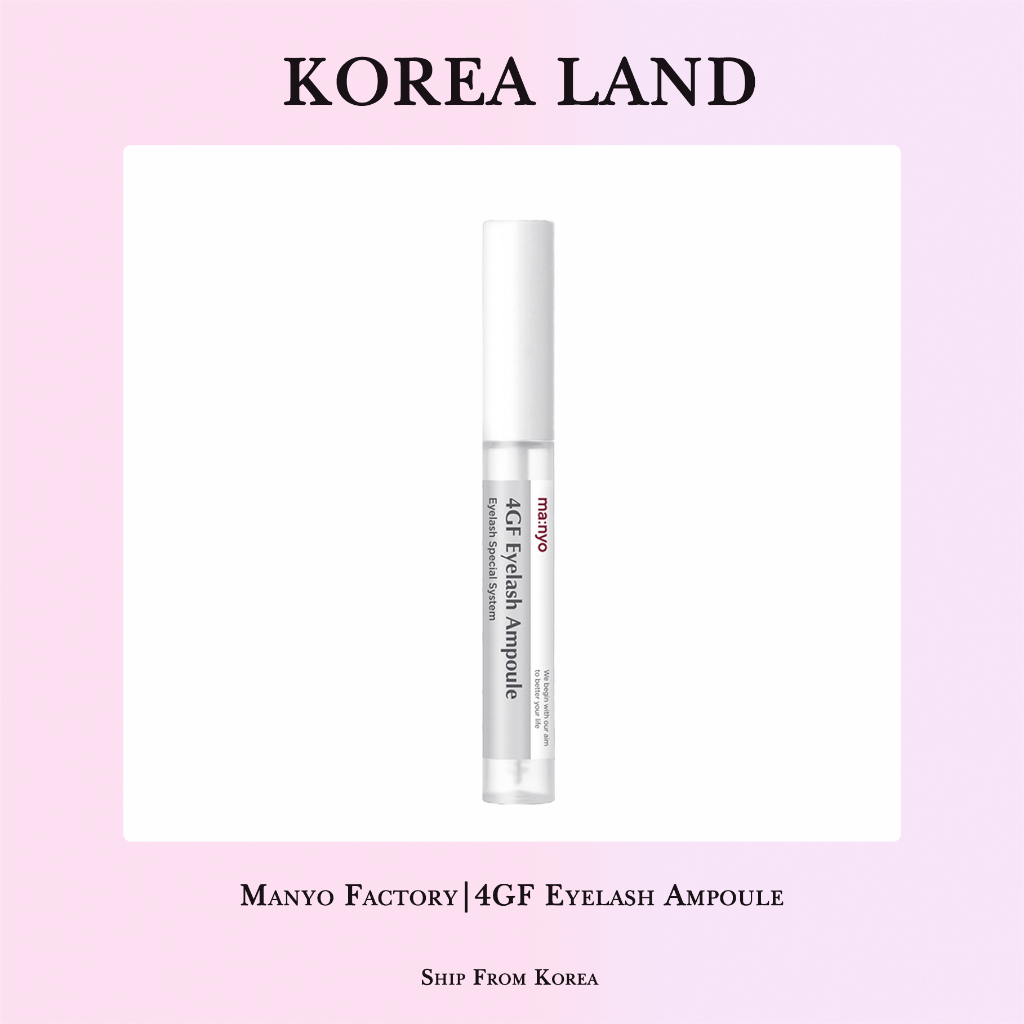Manyo Factory 4GF Eyelash Ampoule Eyelash Nutrient (5ml) Shopee