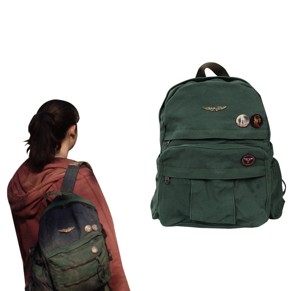 The Last of Us Ellie CosplayAnime 3D Print School Bag Rucksack for Men