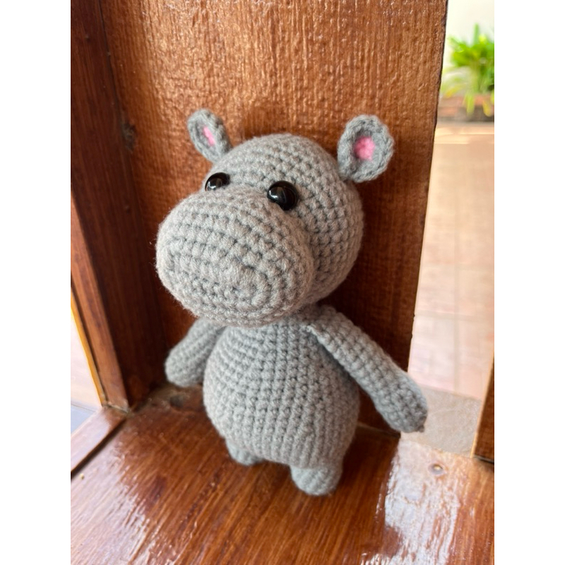 Bounce Pig Hippo Doll Dwarf Knit With Yarn Shopee Philippines