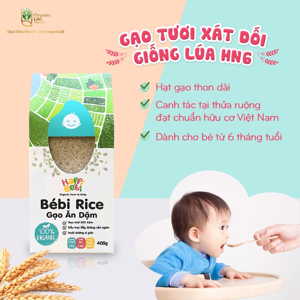 Japonica fresh Rice for babies from 6 months Bebi Rice 450g (baby
