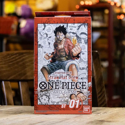 Genuine English Card One Piece Starter Deck Straw Hat Crew Luffy ST01