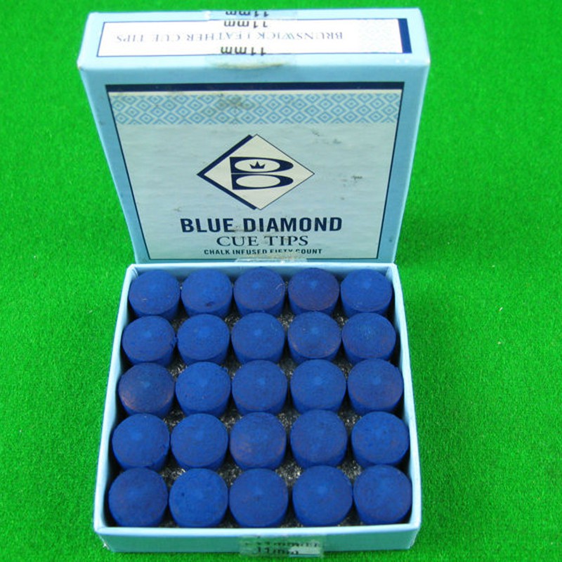 Billiards accessory BRUNSWICK Cue Tip blue diamond Cue Tip snooker