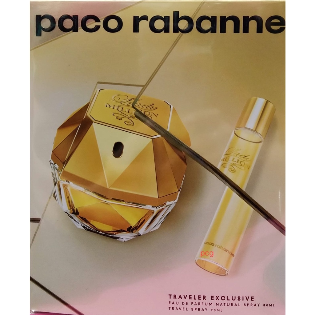 PERFUME PACO RABANNE ONE MILLION TRAVELER EXCLUSIVE EAU DE PARFUM 80 ML