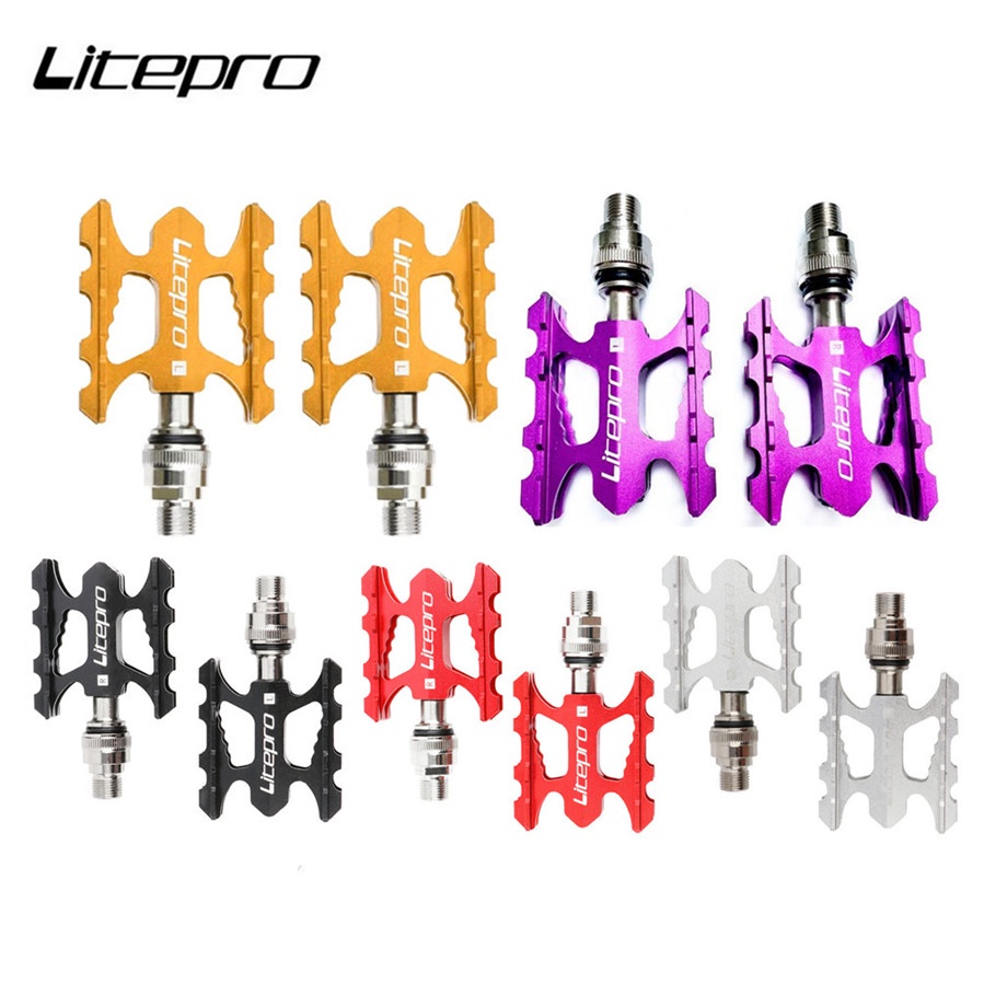 Litepro Folding Bike Quick Release Pedal Aluminum Alloy MTB Road Bike