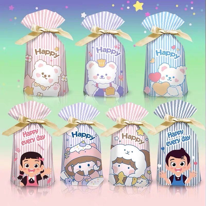 SG Party Gift Ribbon Packaging for Wrap Goodie Bag Birthday Farewell