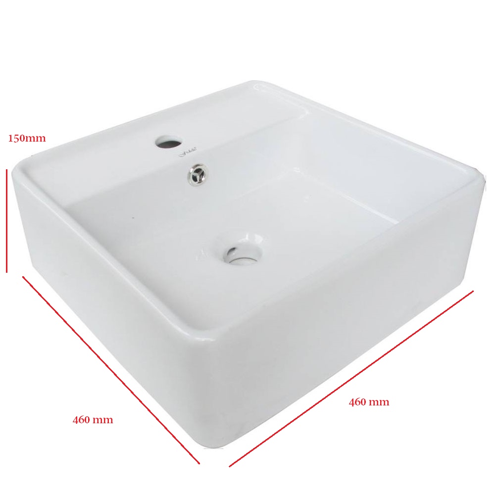 Wall Hung Basin Ceramic Toilet Sink Home Bathroom Washroom Vanity Bowl