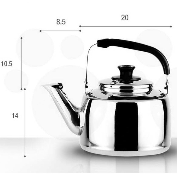 Zebra / Whistle Kettle Prima 2.5L 3.5L 4.5L / Stainless Steel Whistling
