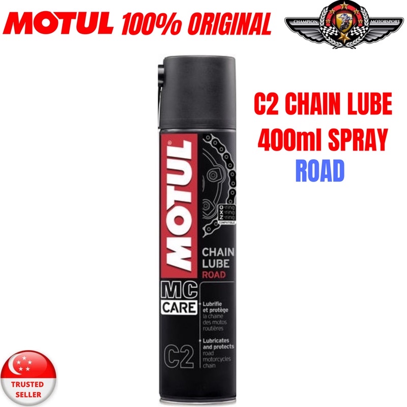 MOTUL MC CARE™ C2 CHAIN LUBE ROAD (400ml) Shopee Singapore