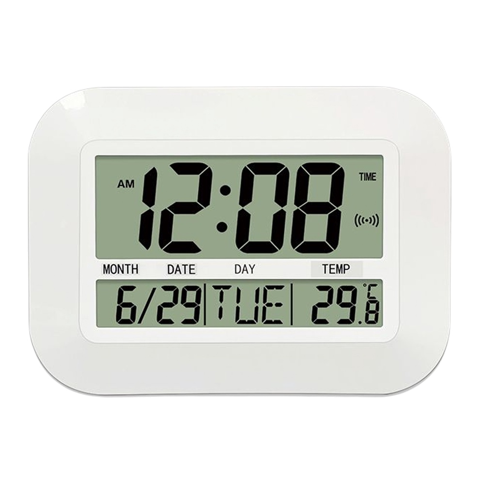 Large Screen Digital Alarm Clock Table Wall Clock Indoor Temperature