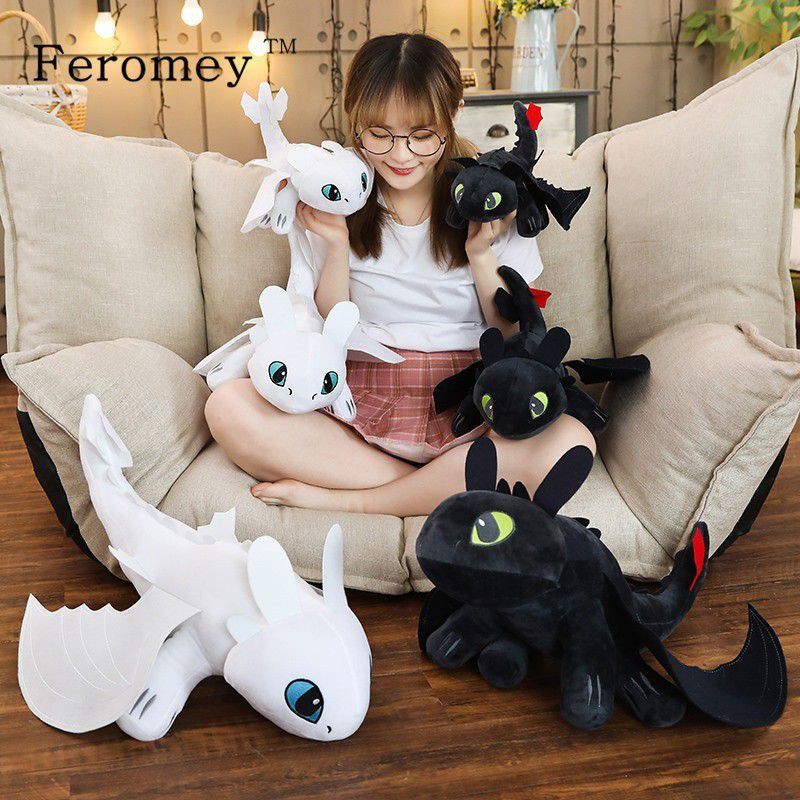 【In Stock】65cm How to Train Your Dragon Toothless Stuffed Toy Night
