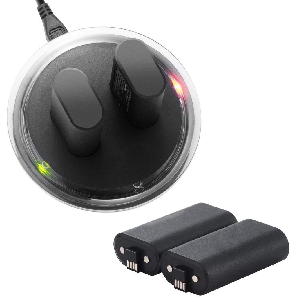 Xbox One Battery Pack, 2 Battery+Charging Dock For Xbox One/S/Elite/X