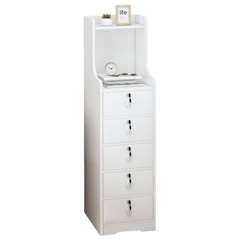 YOULITE Bedside Table Narrow Simple Storage Bedroom