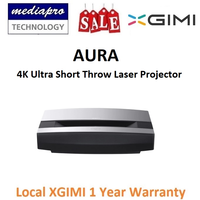 XGIMI AURA 4K Ultra Short Throw Laser Projector 2400 ANSI lumens with