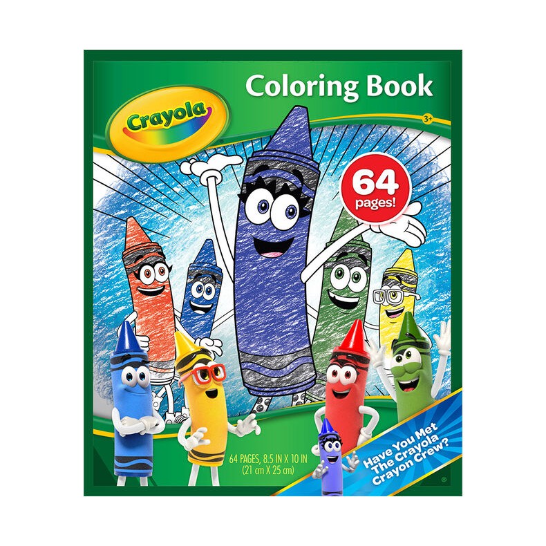 Crayola® Crayon Crew Coloring Book 64 Pages Shopee Singapore