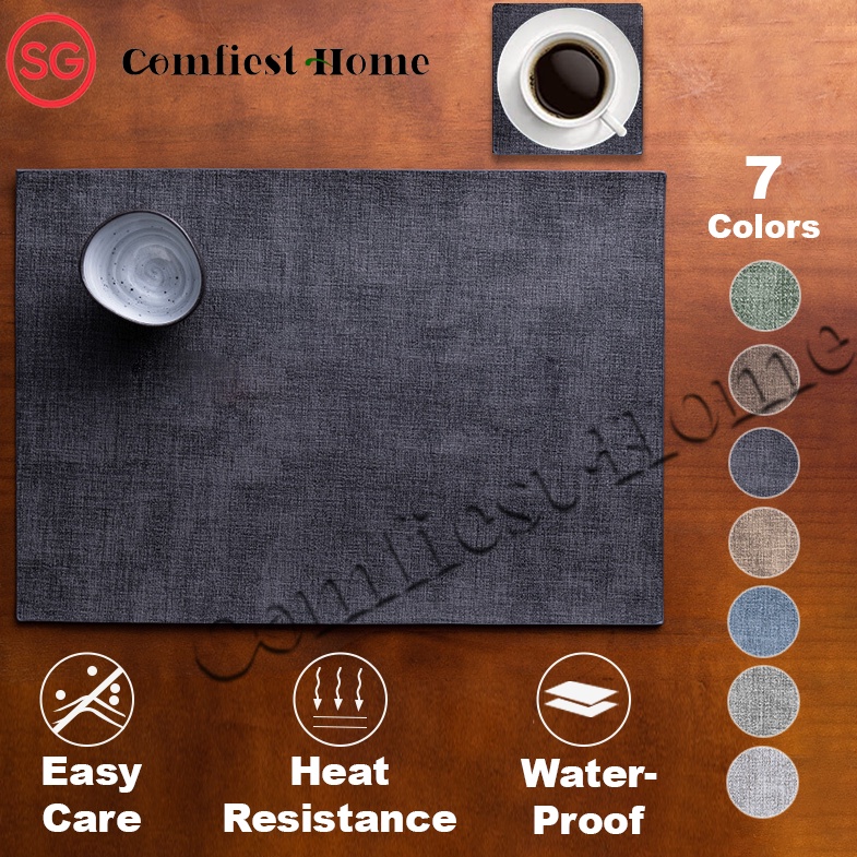 [SG Stock]Japanesestyle Placemat / placemats for dining table Kitchen