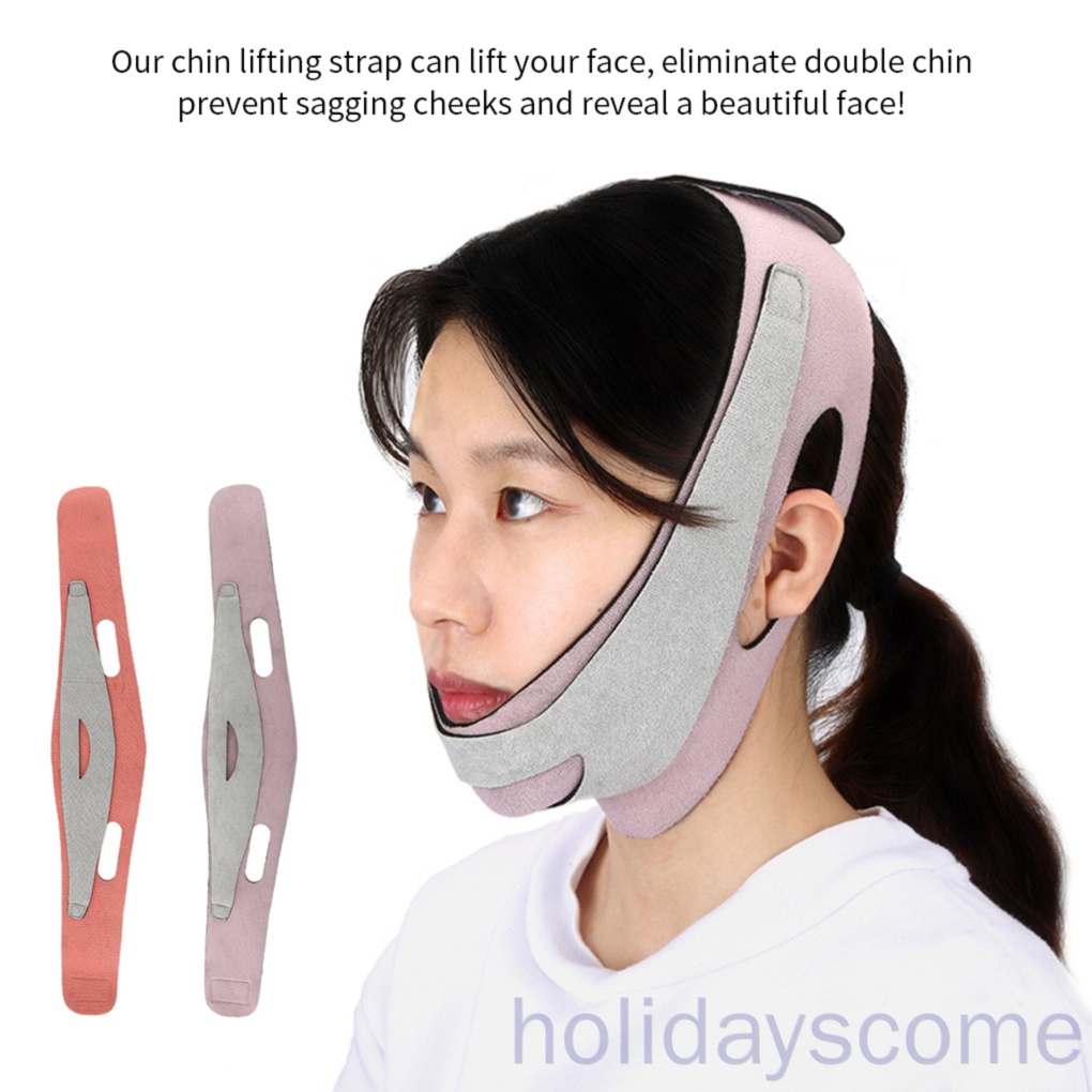 [HCLM] Chin Slimming Strap Jaw Lifting Belt Elastic Fiber V Line Face
