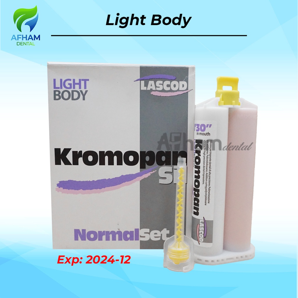 Dental LIGHT BODY DOUBLE IMPRESSION RUBBER BASE / DENTAL Materials