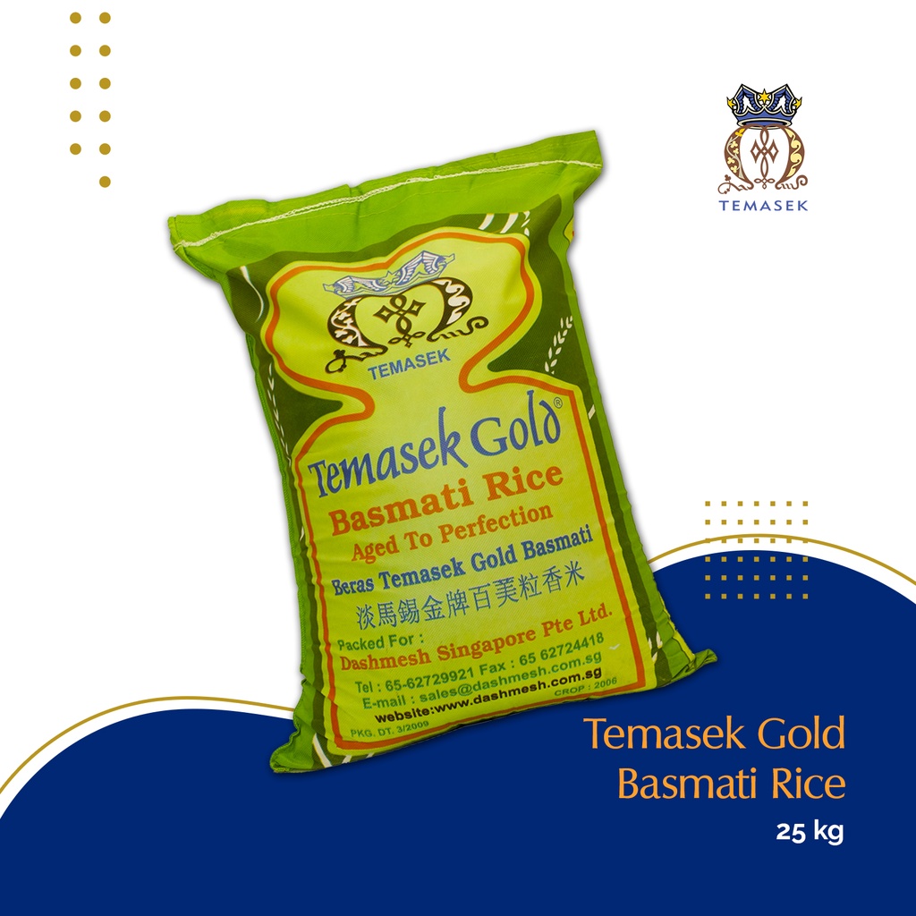 Temasek Gold Basmati Rice 25kg Shopee Singapore