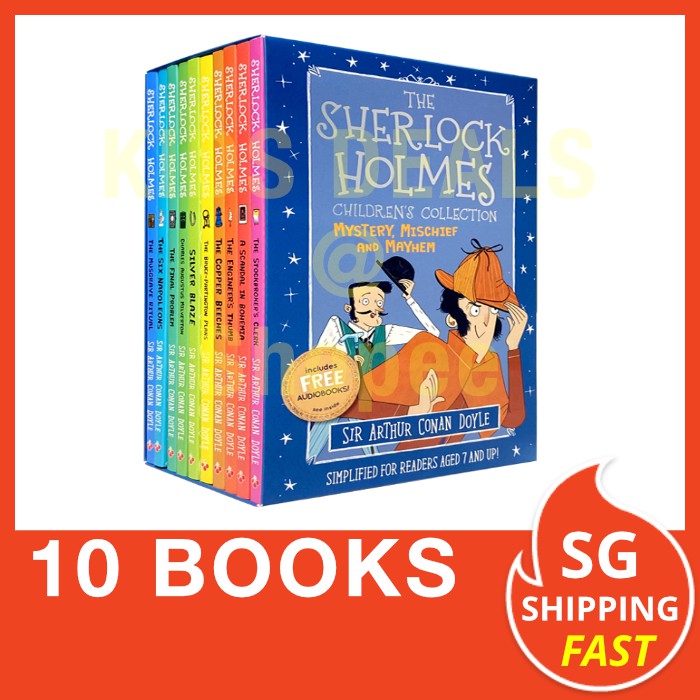 [CLEARANCE] Sherlock Holmes Children's Collection 2 (10 Books) Shopee