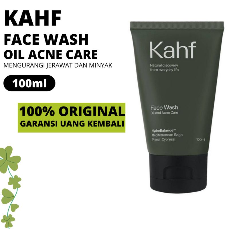 Kahf Oil and Acne Care Face Wash 100 ml Shopee Singapore