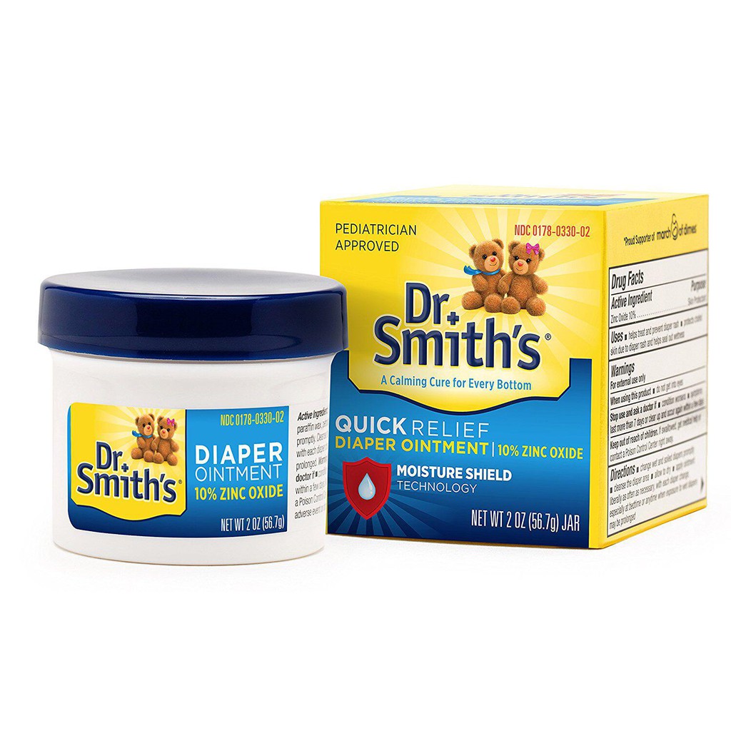 Dr. Smith Baby Diaper Rash Cream [56.7g] ️ Ointment ️ [RESULTS IN 1 USE