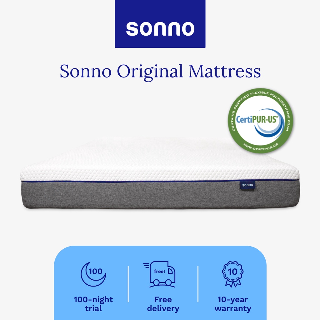 Sonno Original Mattress 3Layer Latex Memory Support Foam