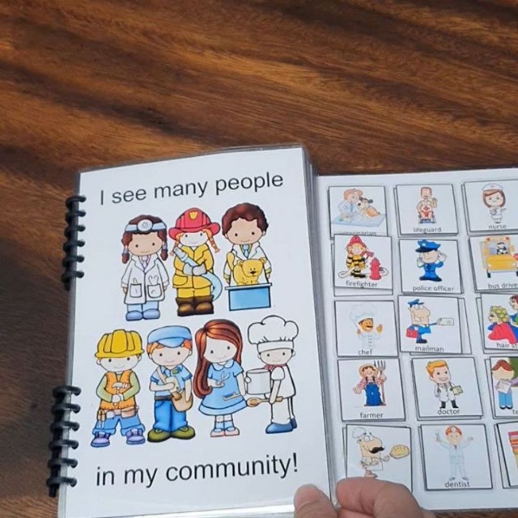 Busy velcro book, children's book, gift, children's day present