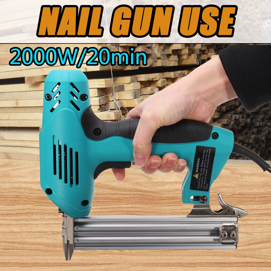 2000W 1030mm Electric Straight NailGuns HeavyDuty Woodworking Power