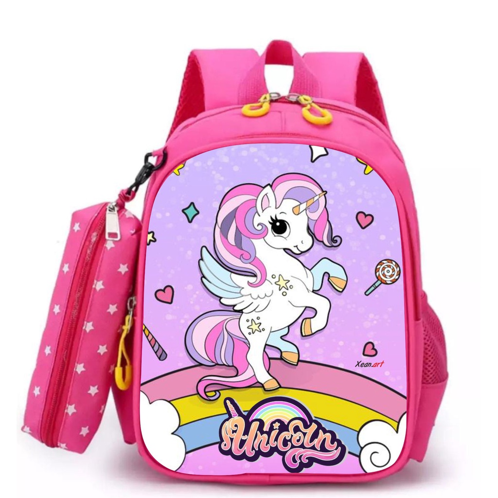 School Backpacks For Kindergarten And Elementary School Girls UNICORN