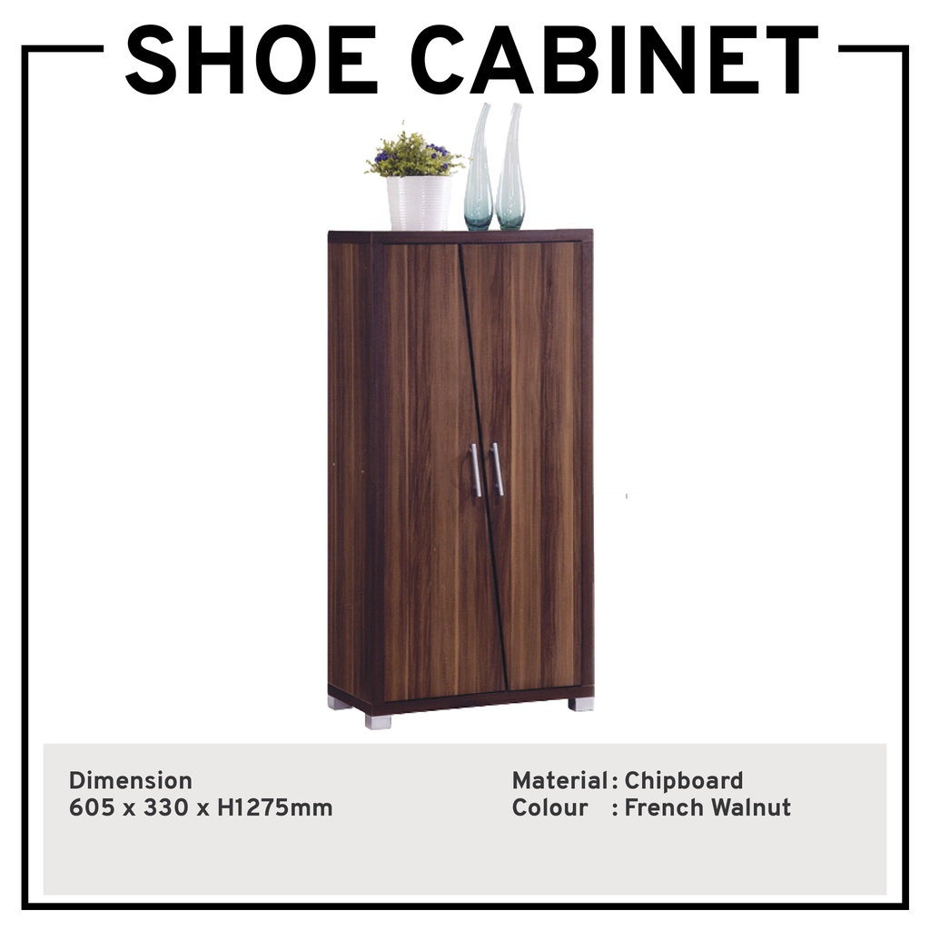 Shoe Shoe Rack 2 Door Shoe Storage Half Height Shoe