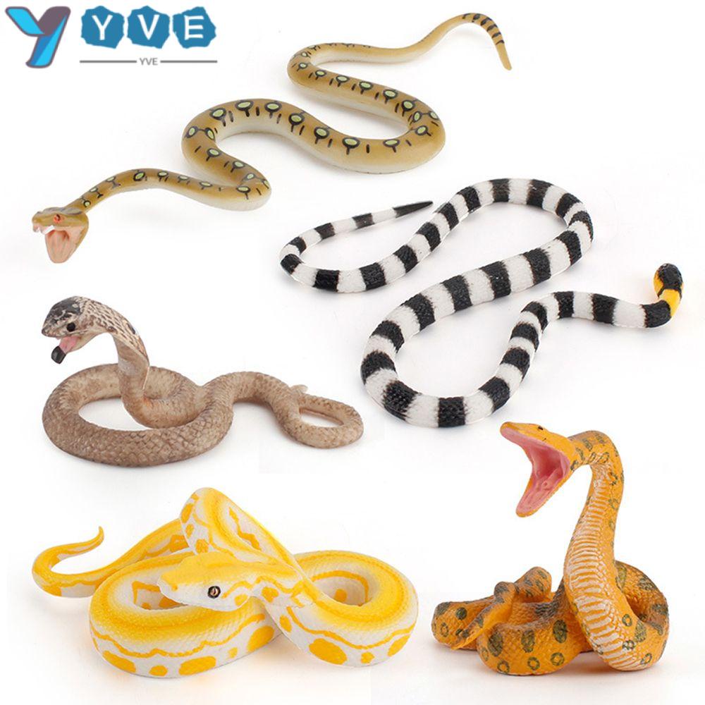 YVETTE Funny Snake Toys Mischief Animal Model Simulation Snake