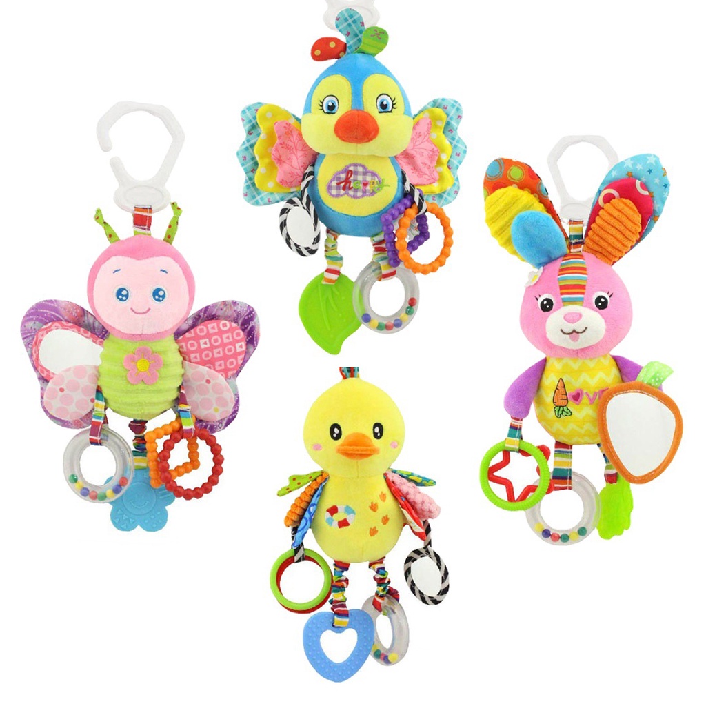 Baby Plush Toy Cot Stroller Hanging Toy Baby Early development Toys Shopee Singapore