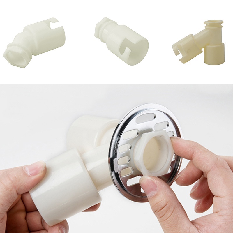 Three Way Joints Connector Washing Machine Hand Washing Sink Floor