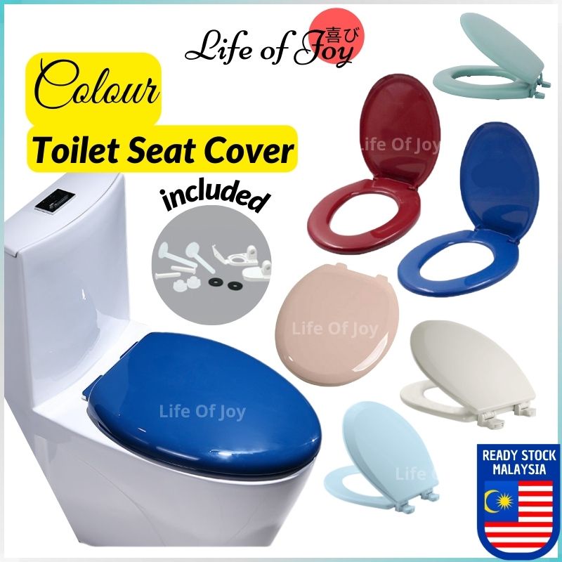 solid color toilet bowl seat and cover Shopee Singapore