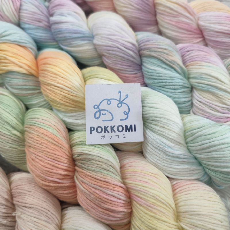 Combed Cotton Hand dyed Sport Weight Knitting Yarn (Small Ply) Shopee
