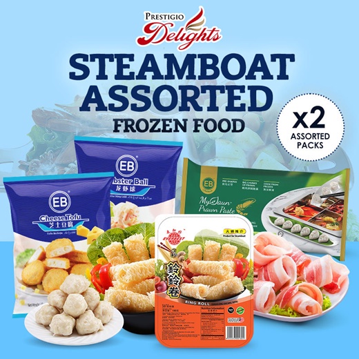 Assorted Steamboat Frozen Food Prestigio Delights Best with Noodles / Steamboat Bundle of 2