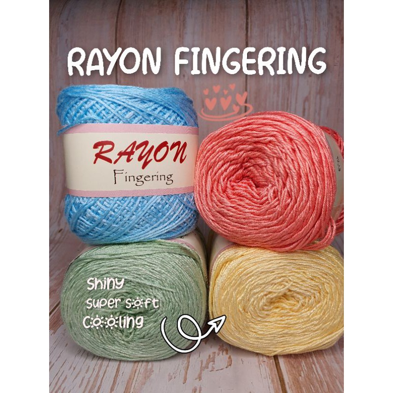 100grm bamboo Rayon yarn crochet knitting thread diy craft Shopee