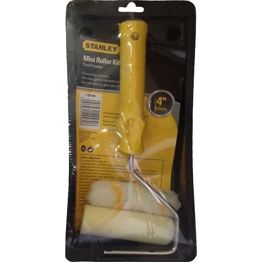 Stanley Paint Roller Kit and Tray 4inch (100mm) / 7inch (175mm