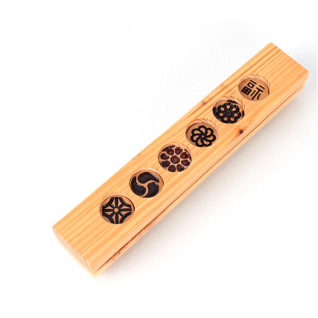 Korean Traditional Cookie Rice Cake DASIK Making 6Hole Wooden Mold