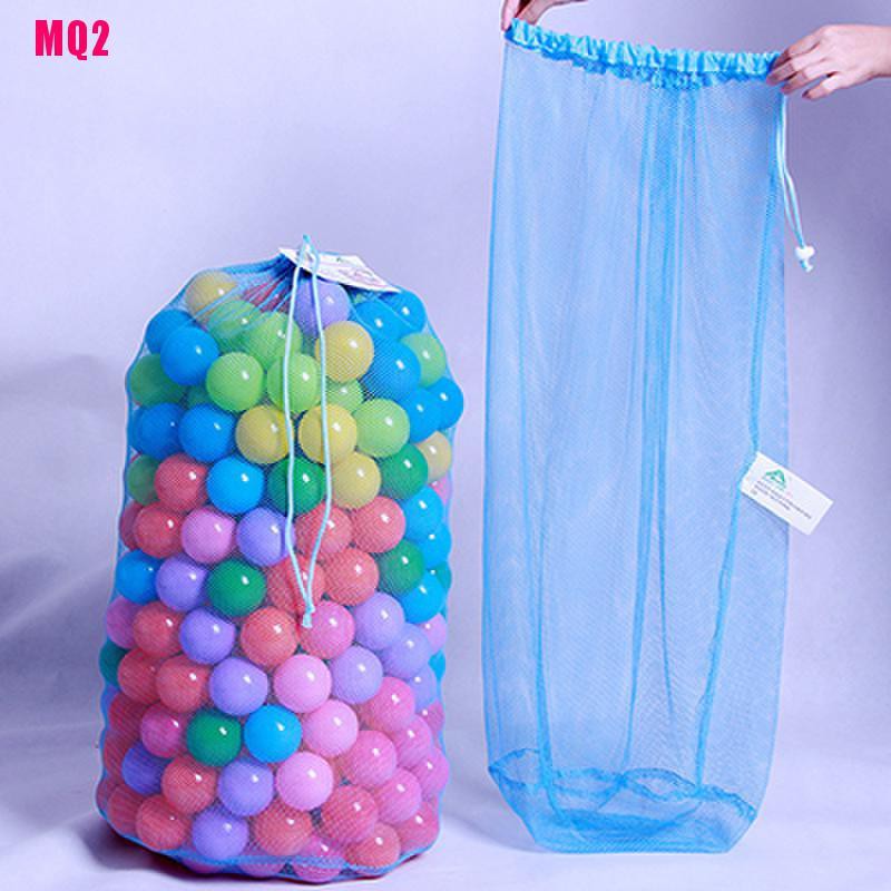 {MQ2}KIDS PORTABLE BALL PIT BALLS STORAGE NET BAG TOYS Organizer Multi
